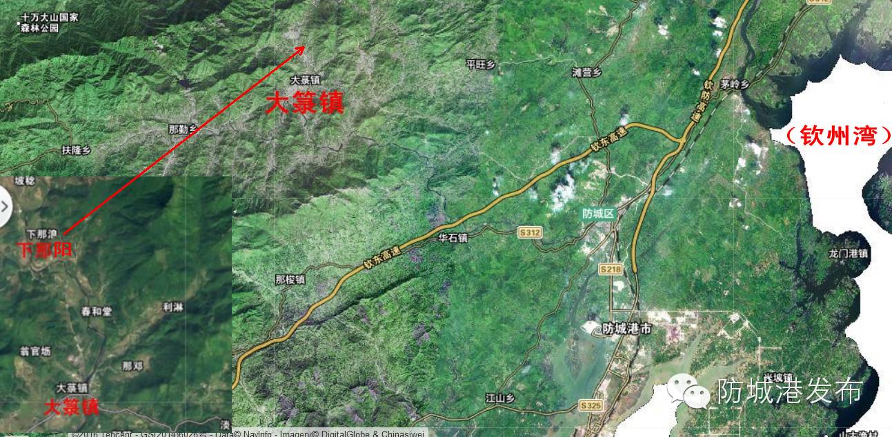 十萬大山,地處北部灣之濱,集熱帶海洋與熱帶雨林氣候於一體,屬於國家