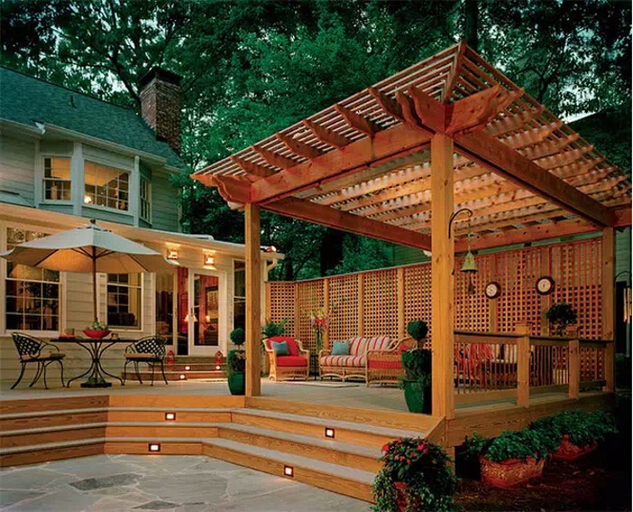 那些让人无法直视的防腐木露台