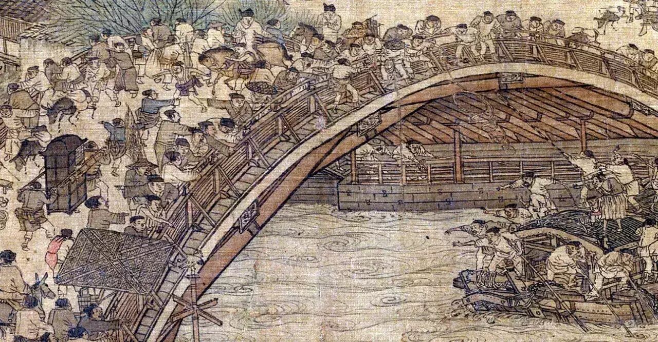 余辉清明上河图的黑色幽默