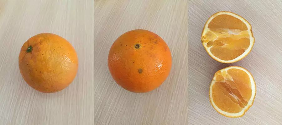 通常来说,橙子中的优势色素是胡萝卜素,所有我们看到的橙子颜色是橙