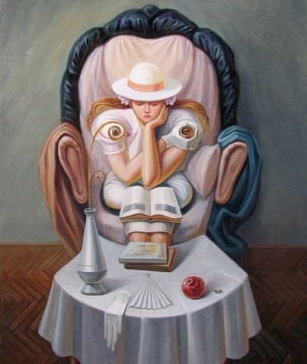 重要的是要能传递更深远的含义,来自艺术家oleg shuplyak的画中画作品