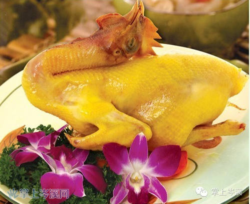 古典水蒸鸡桂菜名菜