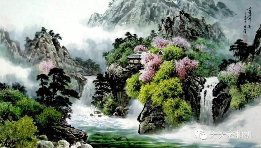 精美诗意山水风景画欣赏