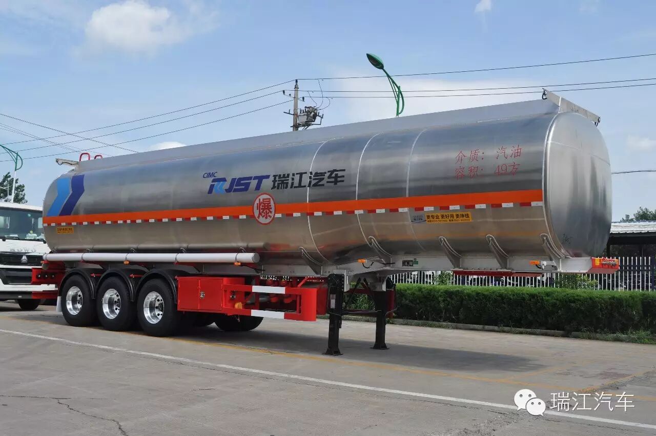 【产品推荐】中集瑞江铝合金运油半挂车