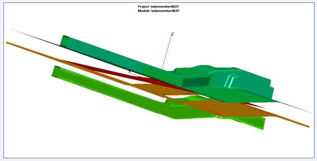 汽车纵梁冲压成形工艺分析的图3