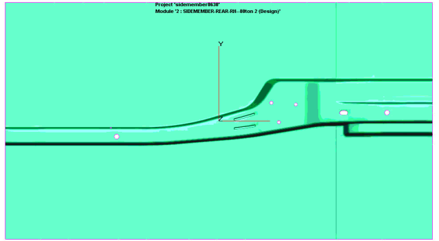 汽车纵梁冲压成形工艺分析的图2