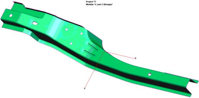 汽车纵梁冲压成形工艺分析的图1