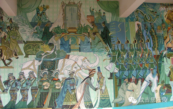 成吉思汗陵原壁画值得珍藏