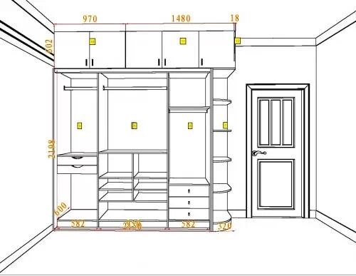 一大波定制类家居设计尺寸图，等你来收藏！
