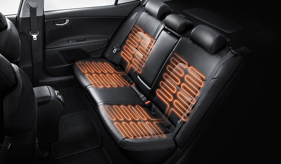 后排座椅带电加热