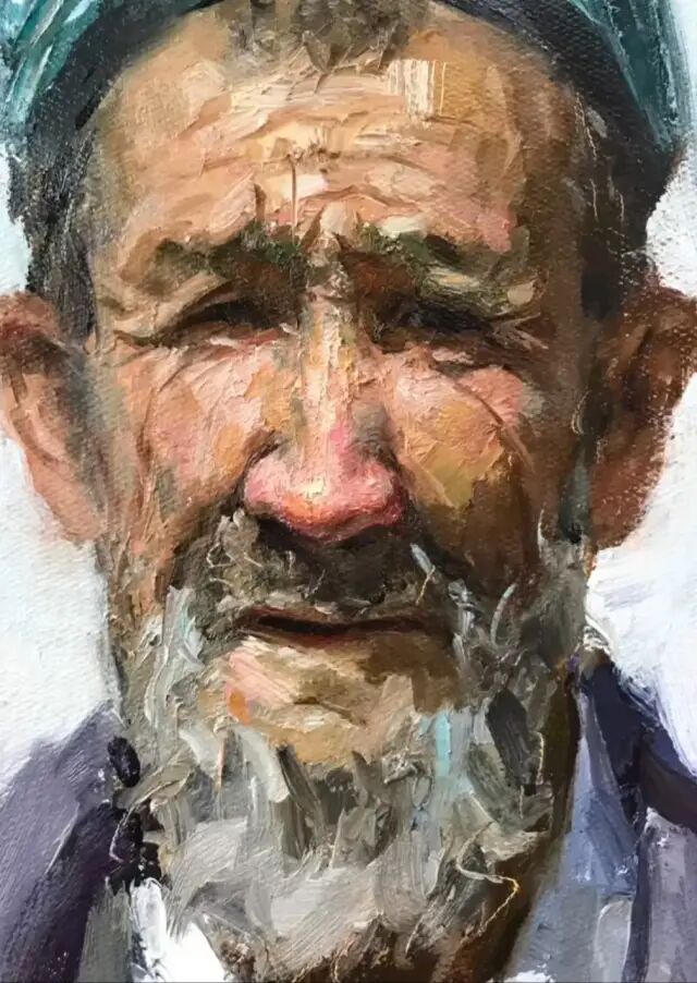 油画专业中国学生蒋顶油画人物写生作品欣赏