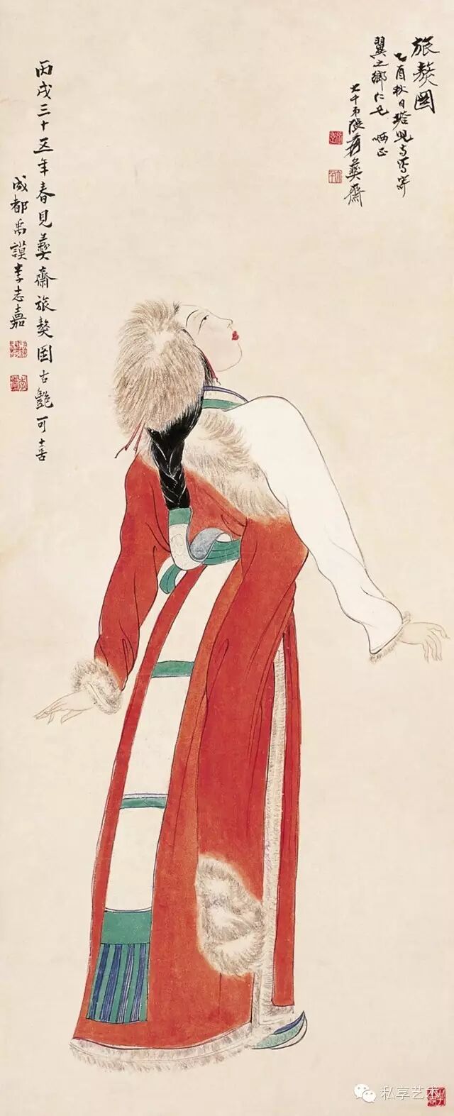 张大千眼中恨少奇男子腕底偏多美妇人