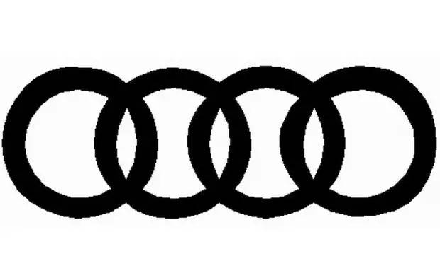 奥迪——扁平化品牌logo