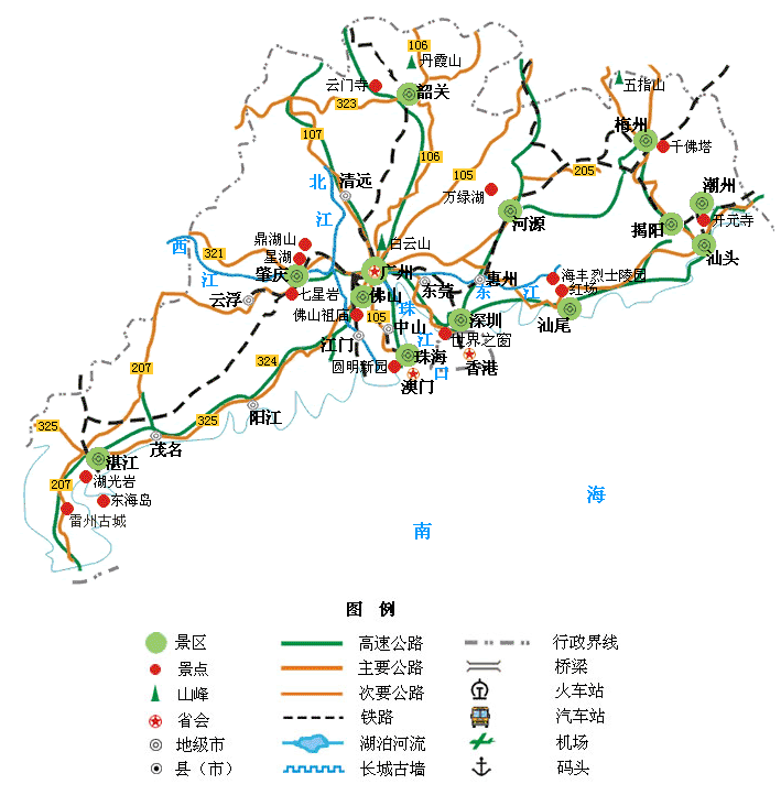 全國各省的旅遊地圖,愛旅行的一定得收藏