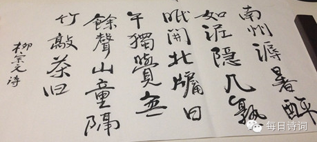 每日诗词夏昼偶作