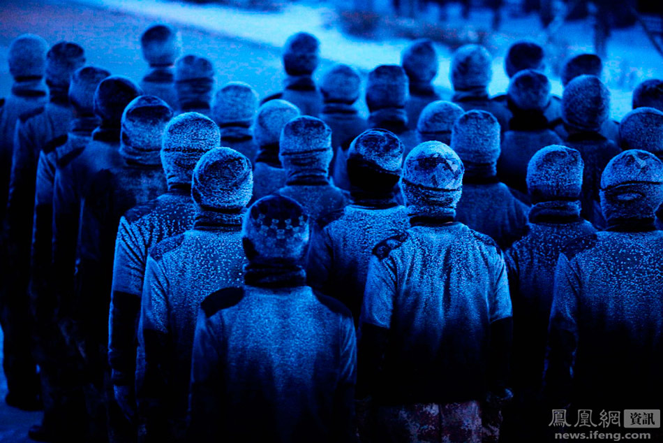 震撼零下30度的他们