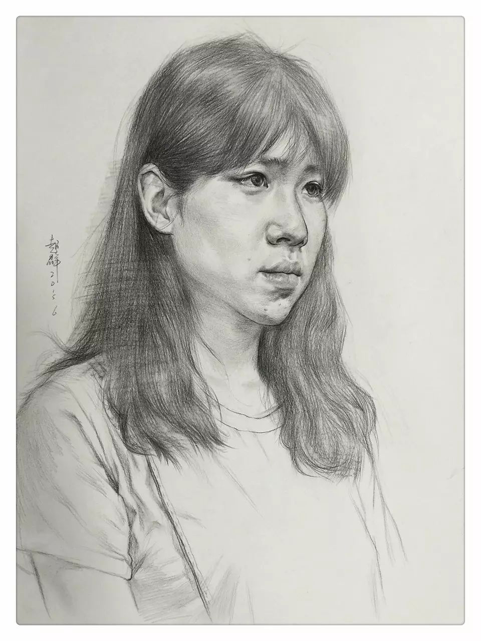 素描头像男女青年各种角度都在这!