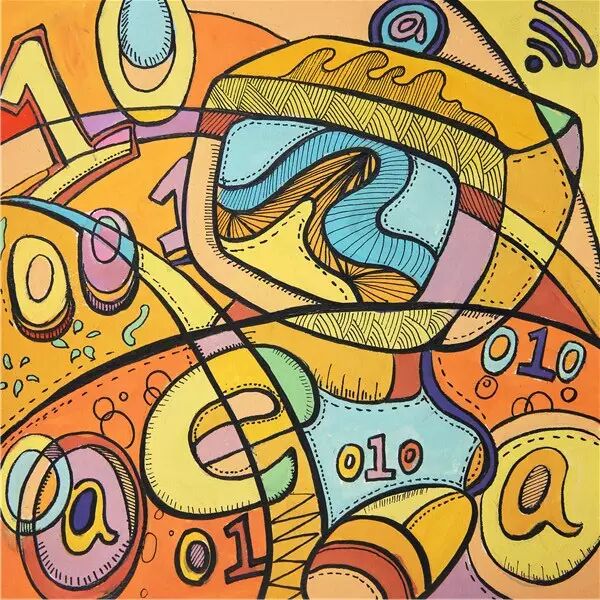 色彩装饰画色彩的三要素