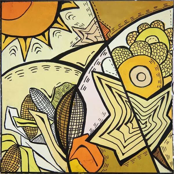 色彩装饰画色彩的三要素