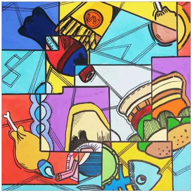 色彩装饰画表现技法