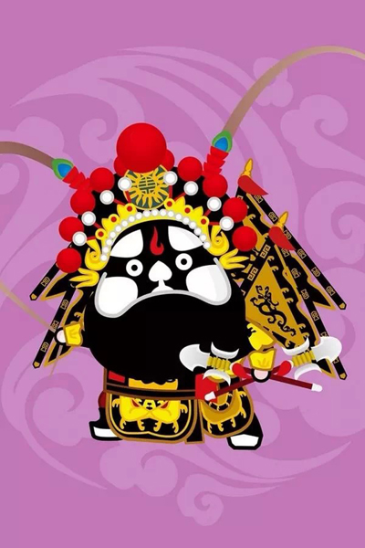 q版京剧人物,原来国粹也可以这么萌啊!