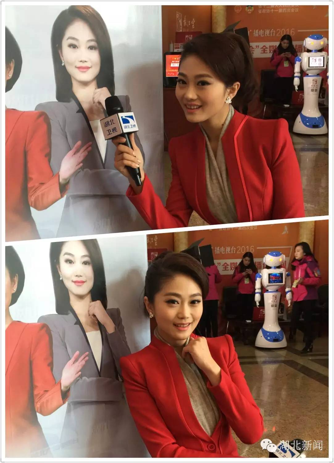 主播上会程丞两会上的国际范儿