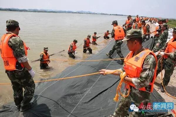 安庆市保两湖大会战宿松全力构筑明星圩第二道防线