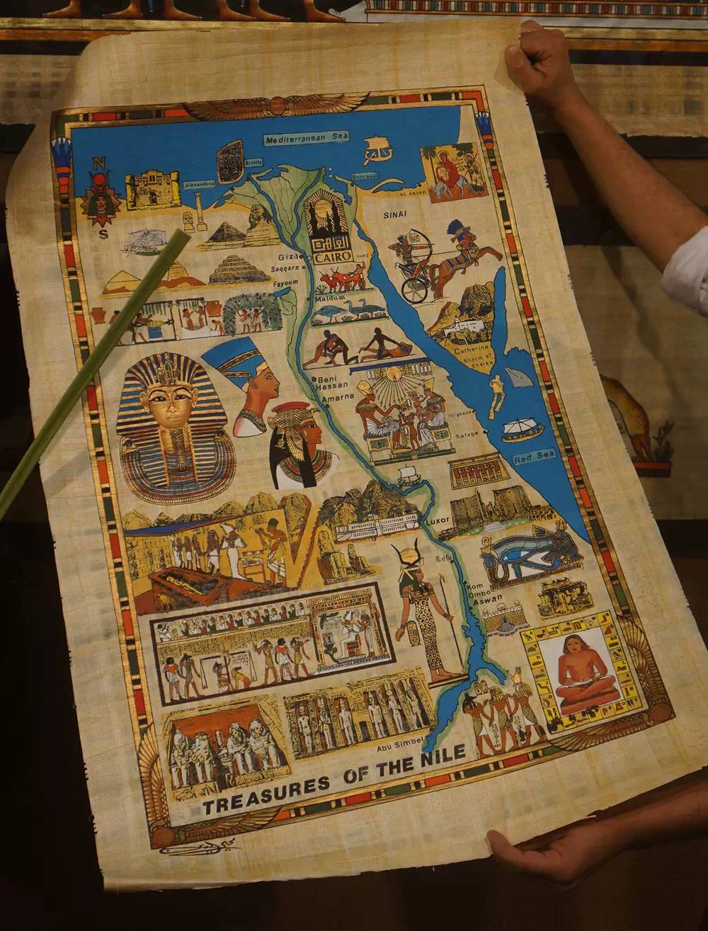 出埃及记路线图片
