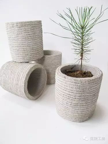 diy用水泥自制经济独特的多肉植物花盆