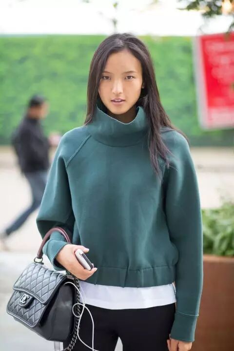 模特0202国际t台上的东方新面孔刘雯的接班人