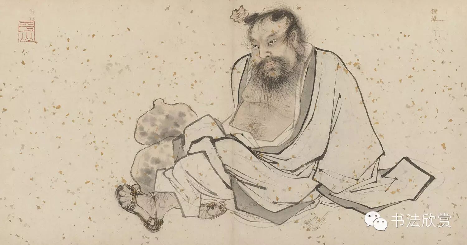 明代张路写意人物作品欣赏神仙图册