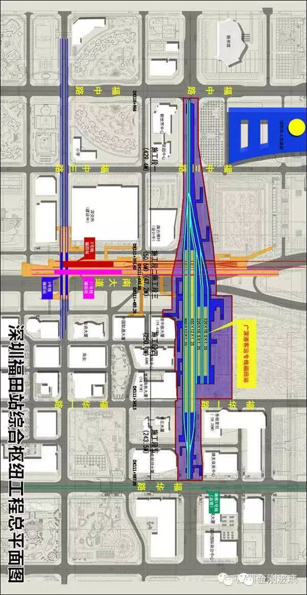 车站地下一层为换乘大厅,地下二层为候车大厅,地下三层为站台层.