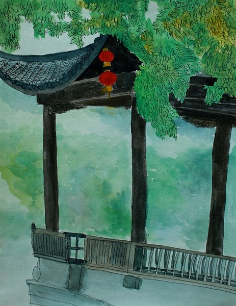 手绘浙江美成这样也醉了