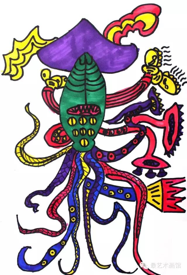 一万年后的乌贼与转基因鱼孩子与中央美院考题的偶遇