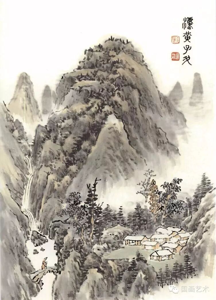 吴蓬临芥子园画谱山水之摹仿各名家画谱40p