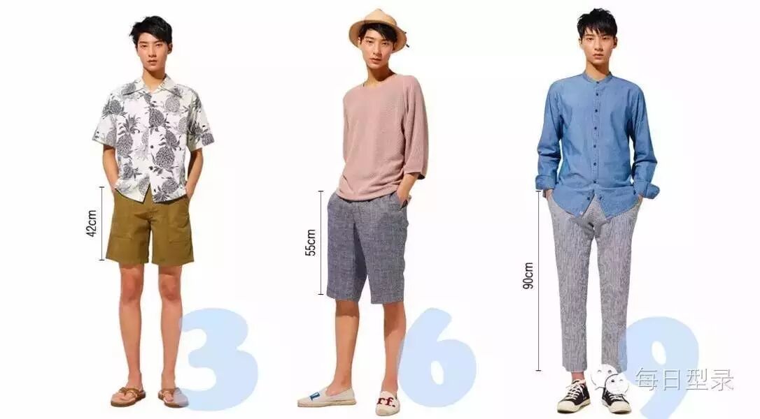 裤子穿多长？体型来决定！