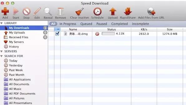 好用的Mac下载工具——Speed Download
