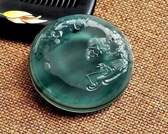 一块罕见的莫湾基老蓝水开料到成品过程