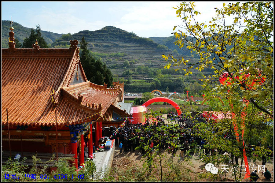 天水慈航寺隆重举行佛像落成开光典礼