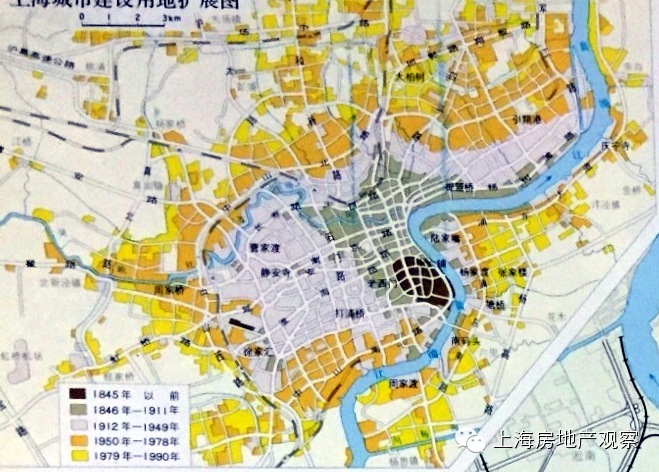 上海的地段与上海的租界