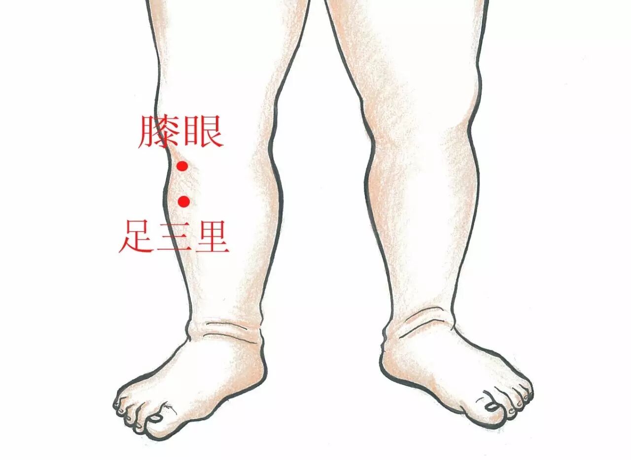 有清同样还得有补,光清不补容易伤及孩子的身体,所以要加上揉足三里