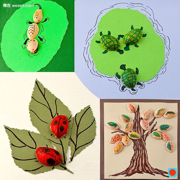 开心果小动物,和卡纸拼在一起,卖萌利器.