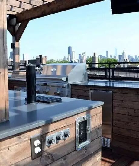 16款户外厨房设计让酷劲进行到底