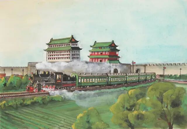 赵锡山古都记忆展,年逾七旬的老北京手绘记忆中的古都风貌