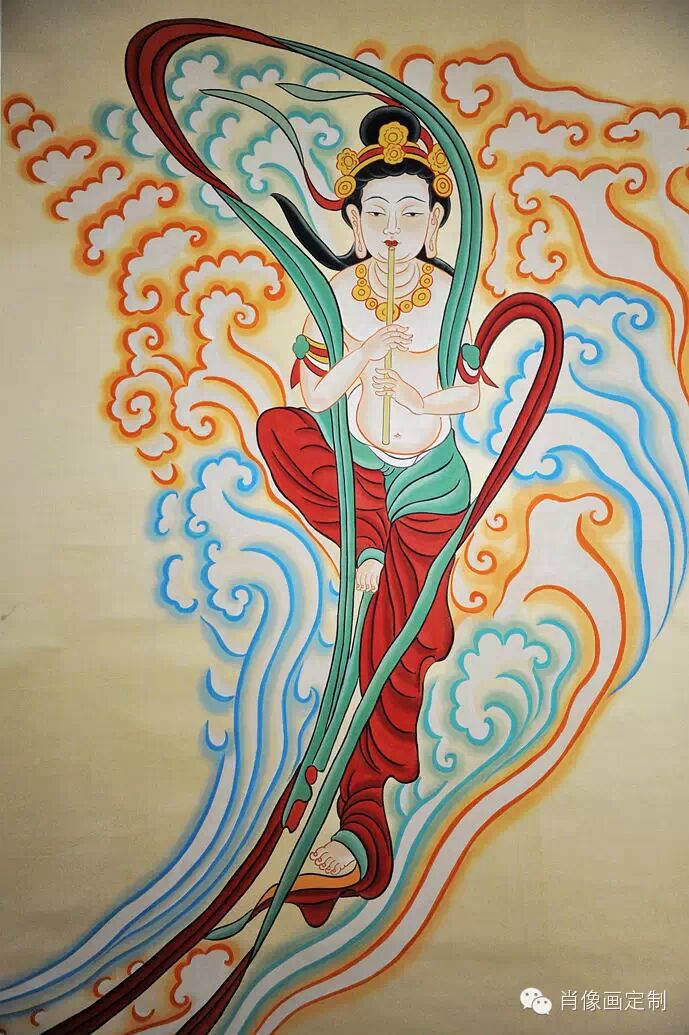 敦煌壁画的神与世俗生活