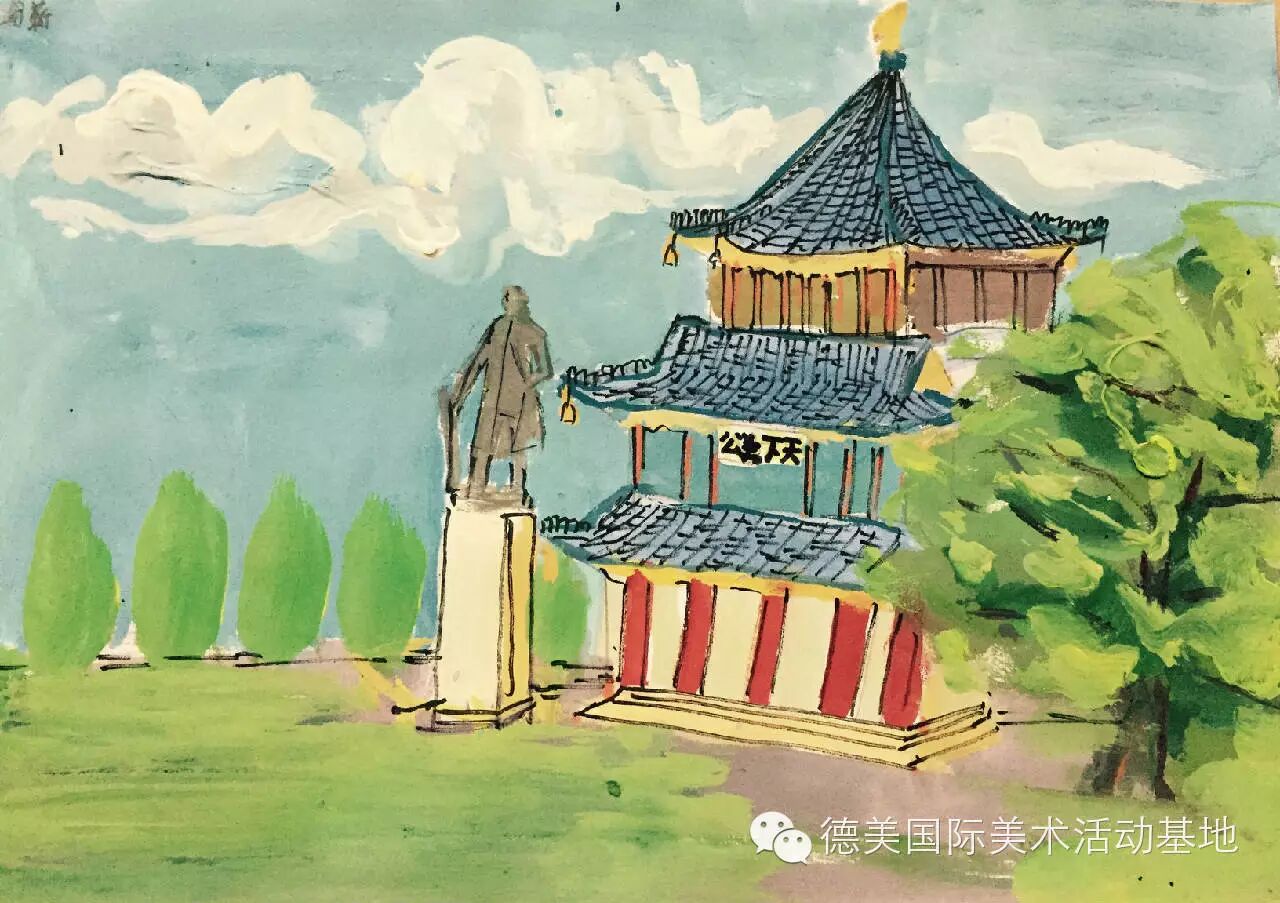 德美快讯|手绘中山纪念堂----2015/09/02南方都市报d08整版报道