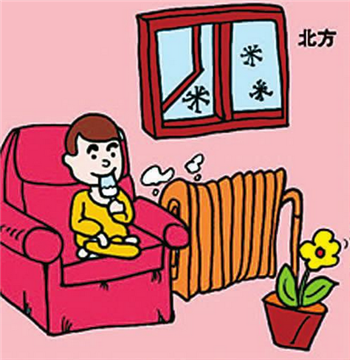 冬天，烤着暖气翻冰柜