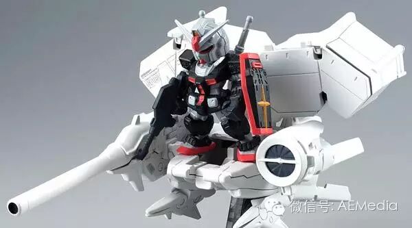 食玩gp03d 高达试作3号机「石斛兰」:大冰箱里就一块口香糖!
