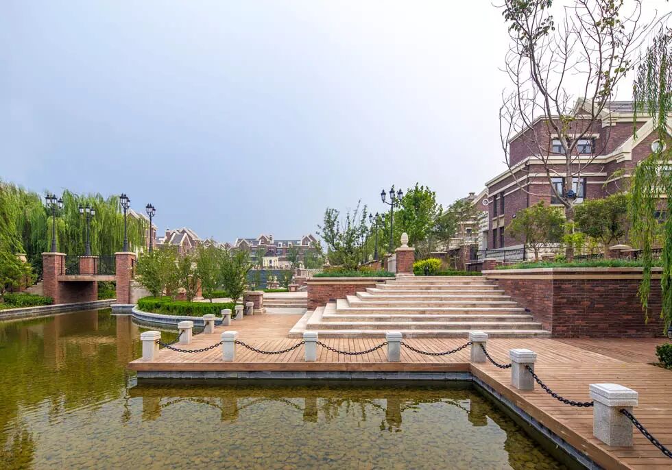 浙江嘉兴东方普罗旺斯 济南翡翠莱蒙湖别墅区景观