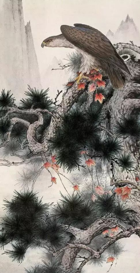 万一工笔花鸟画欣赏